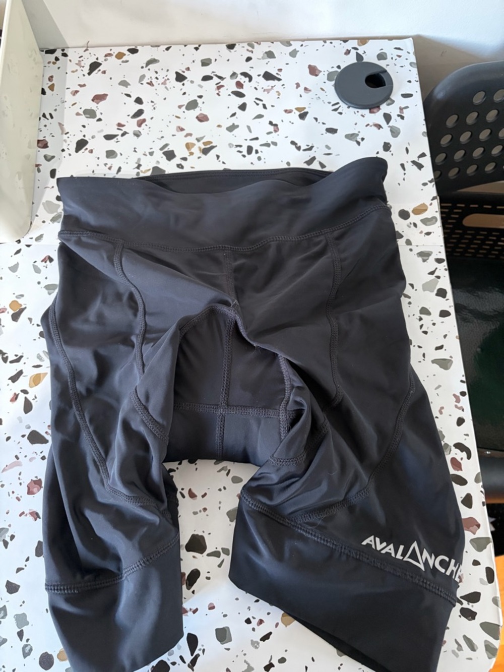 Avalanche Black Performance Cycling Bib Shorts